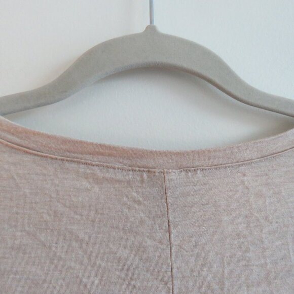 SLIGHTLY BUDDHA Bamboo Oversized Lounge Top in Sand Neutral Travel - One Size - Picture 9 of 12